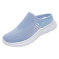 thumbnail image 2 of YOUYEDIAN Orthopedic Casual Shoes for Women Arch Support Nurse Shoes Wide Slip on Non Slip Hiking Shoes Mesh Stretch Comfortable 2026 New Foam Shoes (Blue), 2 of 7