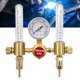 thumbnail image 2 of Double Gauges Brass Pressure Meter with Large Scale Face Pressure Measurement Tool for Industrial Gas Flows Control, 2 of 5