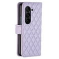 thumbnail image 4 of Premium PU Leather Wallet Case for Samsung Galaxy Z Fold5 with Card Slots Holder Magnetic Clasp Cover, Stylish Adjustable Kickstand Flip Soft Silicone Shockproof Leather Case for Women Girls,Purple, 4 of 8