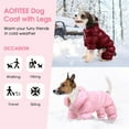 thumbnail image 2 of UOSIA Dog Coat, Waterproof Dog Jacket, Fullbody Dogs Winter Coat, Puppy Puffer Jacket, 2 of 7