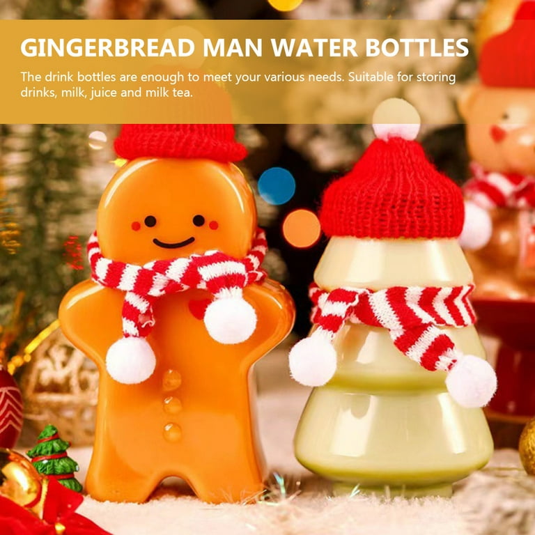 Festive Gingerbread Man Bottle Perfect For Christmas - Temu