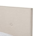 thumbnail image 5 of Baxton Studio Hampton Modern and Contemporary Light Beige Fabric Upholstered Queen Size Bed, 5 of 8