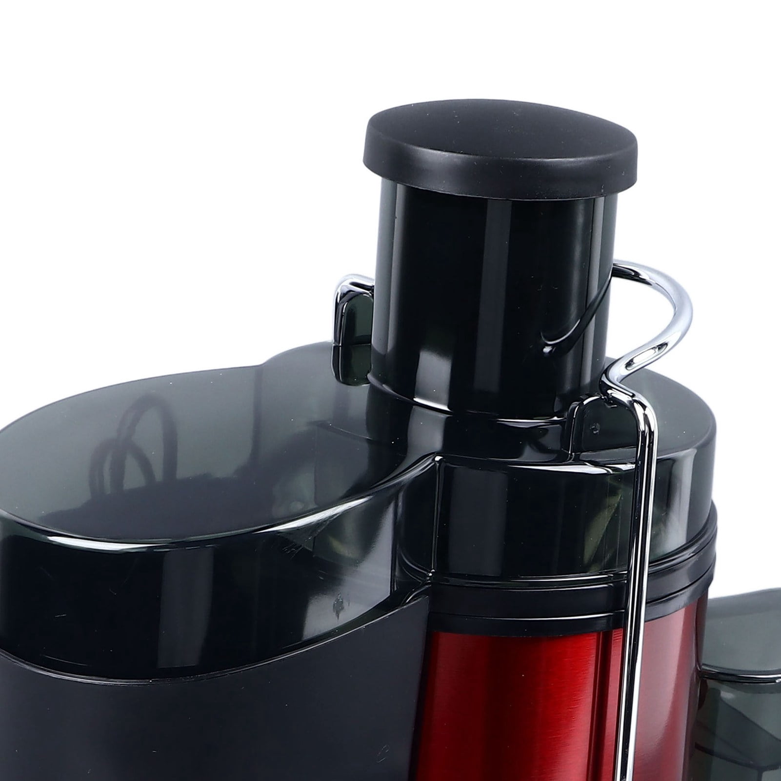 Yajisi 600W Juicer Machine with 2.6 inches / 65mm Wide Feed Chute, Stainless Steel Centrifugal Juicer Extractor for Fruit and Vegetable, Red