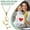 A, variant on Custom Name Necklace Irregular Hollow Heart Pendant with Inlaid Rhinestones Titanium Steel Mirror Finish Personalized Engraved Jewelry Gift for Birthday Anniversary 45 plus 5 cm