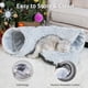 thumbnail image 5 of Cojín lavable gris Cat Tunnel Bed OOZAZEMM de 84 x 84 x 28 cm, 5 of 7