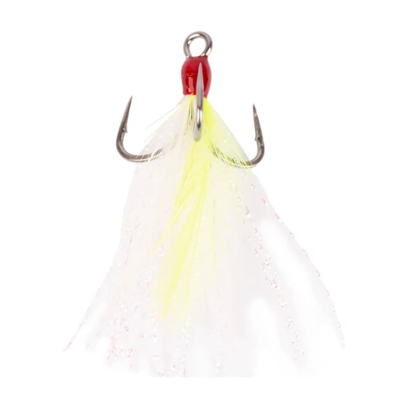 Mustad In-Line Triple Grip Feathered Hook