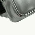 thumbnail image 6 of Pre-Owned BURBERRY Burberry Body Bag Waist Shoulder Metallic Silver Leather Men Women (Good), 6 of 12