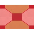 thumbnail image 1 of Ahgly Company Indoor Rectangle Patterned Ruby Red Area Rugs, 4' x 6', 1 of 1