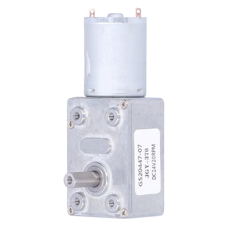 Gear Motor Speed Reduction Dual Output Shaft Worm Brushed Large Torsion For Machine DC6V 150RPM