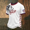 thumbnail image 2 of 2026 Soccer Cup Crew Neck Short Sleeve T-Shirt for Men, Scottish Plaid Lion Graphic Tee - British Heritage Print Casual Summer Top for Daily Wear & Party White L, 2 of 5