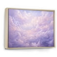 thumbnail image 2 of Designart "Pastel Purple Scenic View" Clouds Floater Framed Canvas Art Print, 2 of 5