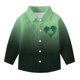thumbnail image 5 of Blusa y camisa de manga larga con cuello vuelto para niños, camisa informal de moda para niños y niñas, camisa de manga larga con estampado del Día de San Patricio, camisa de manga larga con cuello vu, 5 of 7