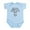 Sky Blue, variant on CafePress - Play Soccer Like My Uncle Body Suit - Baby Light Bodysuit, Size Newborn - 24 Months