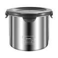thumbnail image 2 of Recipiente hermético de acero inoxidable, tarro de cocina con tapa hermética, almacenamiento de alimentos 500 ml, 2 of 9