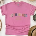 thumbnail image 1 of Motherhood Is My Ministry Christian T-Shirt Inspirational Mom Tee, Heliconia, Size XL, 1 of 6