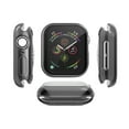 thumbnail image 4 of For Apple Watch Series 5 (40mm) Case, Clear TPU Protective Cover Armor, Shock Adsorption, Drop Protection [Black Frame], 4 of 5
