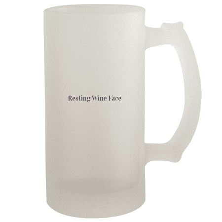 

Resting Wine Face - 16oz Frosted Beer Stein Frosted