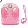 thumbnail image 3 of PULLIMORE No Pull Dog Harness No Choke Reflective Pet Vest Adjustable Breathable Mesh Harnesses with Leash for Small Dogs Cats Walking (S, Pink), 3 of 9