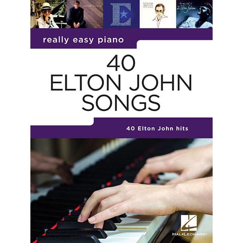 40 Elton John Songs Really Easy Piano Series (Paperback) Walmart