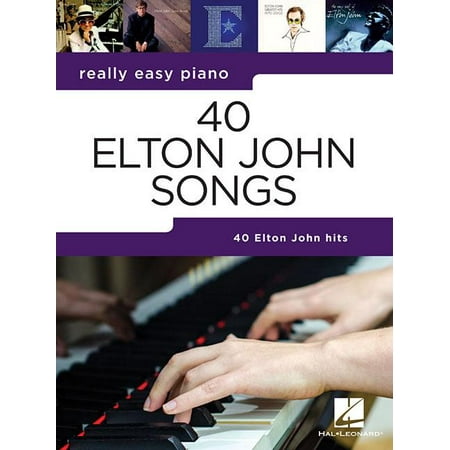 40 Elton John Songs: Really Easy Piano Series (Paperback)