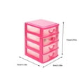 Quinlirra Clearance Stackable Storage Drawers,Plastic Dressers with