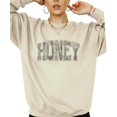 thumbnail image 2 of Honey Camo Sweatshirt for Women & Girls - Trendy Camouflage Graphic Crewneck Pullover Sand Sweatshirt Adult Large, 2 of 7