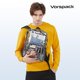 thumbnail image 4 of Mochila transparente Vorspack extra grande de PVC transparente negro, 4 of 6