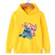 thumbnail image 3 of Sudadera con capucha para niños y niñas, moda urbana de Disney Stitch, primavera y otoño, sudadera deportiva para niños, sudadera con capucha para exteriores para niños, 3 of 5