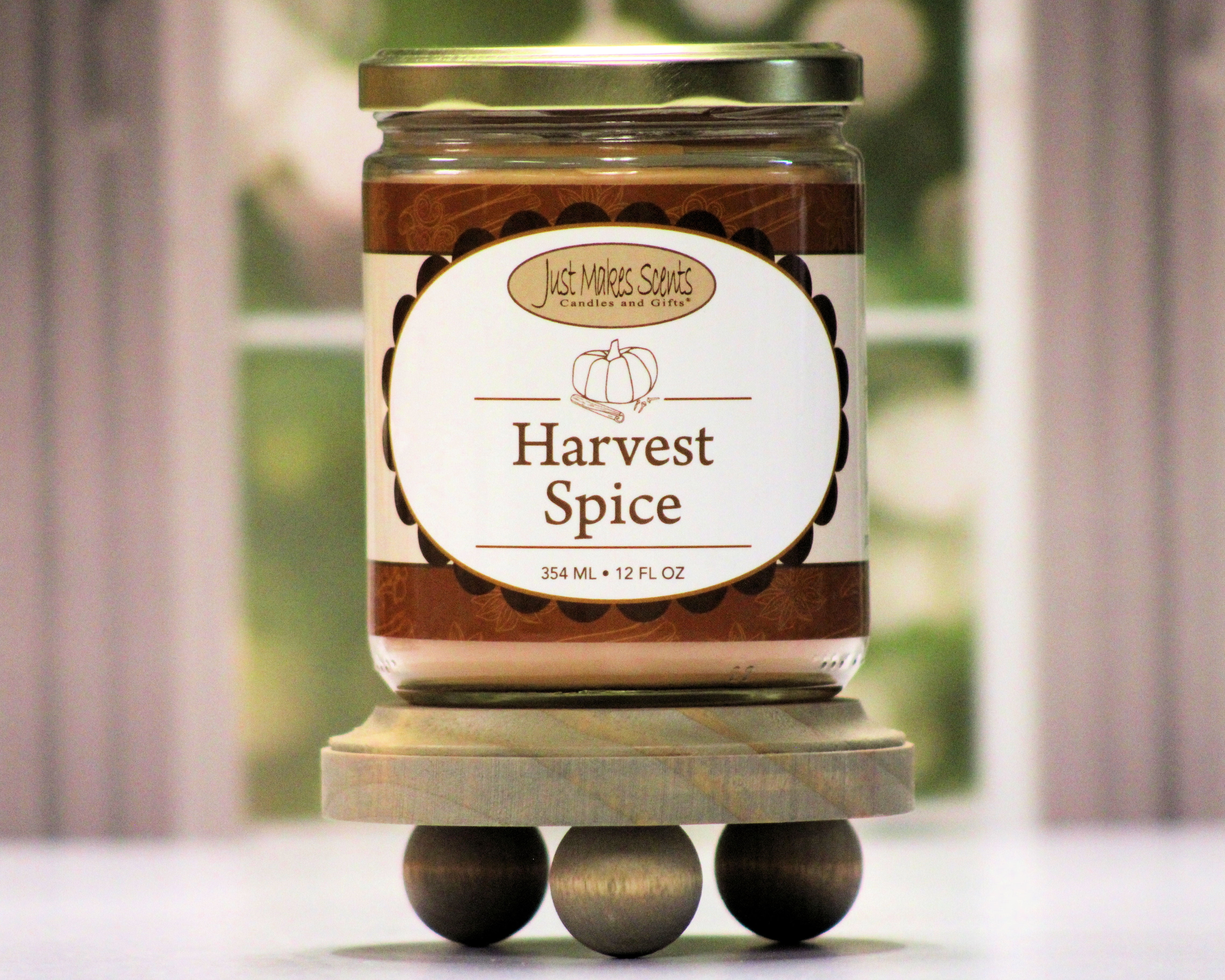 Harvest Spice Salsa Jar Candle 12oz -Just Makes Scents Candles & Gifts