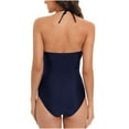 thumbnail image 4 of Bañador de una pieza para mujer, cómodo, liso, con almohadilla en el pecho, sin aros, Bikini OAVQHLG3B Store  lin121212, 4 of 4