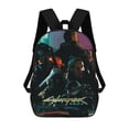 thumbnail image 1 of Cyberpunk 2077 Samurai Shoulder Backpack School Bag Bookbag Multipurpose Laptop Backpack, 1 of 5