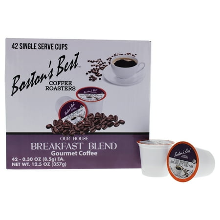 Breakfast Blend Gourmet Coffee by Bostons Best - 42 Cups Coffee
