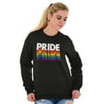 thumbnail image 4 of Pride LGBTQ Rainbow Queer Equality Sweatshirt for Men or Women Brisco Brands S, 4 of 6
