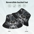 thumbnail image 2 of Xecao Majestic Forest Stag Print Men and Women Night Reflective Hat Runner Cap Visor Bucket Hat Boonie Cap, 2 of 6