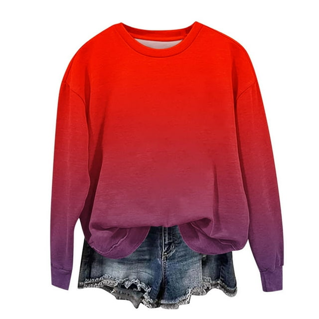 Yanlir Chandail Molletonné Surdimensionné pour Filles, Mode Enfants Printemps Automne, Chandails à Col Rond à Manches Longues, Chandail Décontracté Ample, Hauts à Enfiler 1-12 Ans (Rouge#1, 2 Ans)