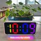 thumbnail image 4 of RGB Night Light Digital Alarma LED 4 Modos Electric Time Manager (), 4 of 9