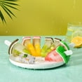 thumbnail image 4 of Harlier Watermelon Ice Popsicle Molds 4 pieces, Reusable Ice Pop Maker, Popsicles Holder for Freezer, Homemade Ice Cream Pops Mold - Make Popsicles with Yogurt, Juice or Smoothies, 4 of 8