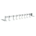 thumbnail image 4 of Estante de almacenamiento de acero inoxidable para pared, organizador con ganchos para colgar, para baño y cocina (8 ganchos), 4 of 10