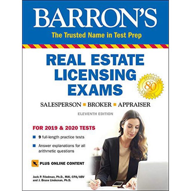 Barron's Real Estate Licensing Exams with Online Digital Flash Cards