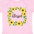 thumbnail image 4 of Inktastic Blessed Sunflower Wreath Girls Baby Bodysuit, 4 of 5