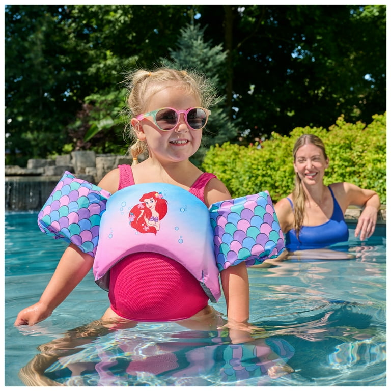 mermaid dress up swim trainer Swimways Disney Princess Ariel Swim Trainer (Unisex), for Kids 33-55lbs, Size: One size