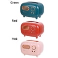 thumbnail image 4 of AFQH Retro Radio Shape Tissue Cover Box, Desktop Paper Holder Wet Wipes Decoration Box ，Practical and Cute for Kitchen,Bathroom Vanity Countertops, Bedroom Dressers,Night Stands, Desks and Tables, 4 of 7