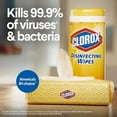 thumbnail image 2 of Clorox Disinfecting Wipes Value Pack, Crisp Lemon and Fresh Scent - 35 Count Pack of 3, 2 of 9