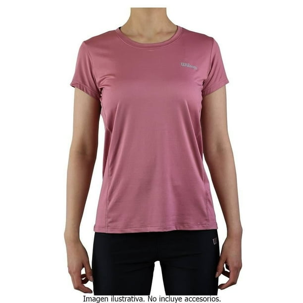 Playera Wilson Talla EG Deportiva Cuello Redondo Rosa