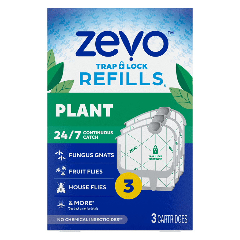 Zevo Plant Flying Insect Trap Refill: Indoor Light Trap Refill