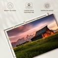 thumbnail image 6 of Elephant Stock Thomas Moulton Barn Wall Art - Horizontal Canvas Wall Art - Living Room Wall Decor - Architecture Canvas - Brown And Purple Decor - 12" x 8", 6 of 8