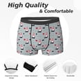 thumbnail image 2 of Men's Boxer Briefs, Christmas Gnome 1 Soft Comfy Mens Underwear Boxer Briefs Breathable With Widen Waist, 2 of 7