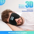 thumbnail image 1 of Yr-04 Stereo 3D Sleep Eye Mask Audífonos Inalámbricos Para Dormir Compatibles Con Bluetooth (Negro), 1 of 5