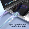 thumbnail image 4 of RHEA- Menosupp 3 Pack 6 Ft Usb C Cable,60W Type C Fast Charging Cable Multicolor, 4 of 6