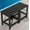 Black, variant on KINGYES 2-Tier Outdoor Side Table, HDPE All Weather Adirondack Small Patio Tables, For Garden Balcony Pool Indoor, Brown